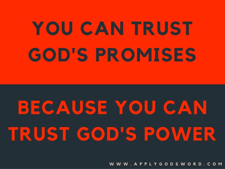 Let God Fulfill God S Promises To You