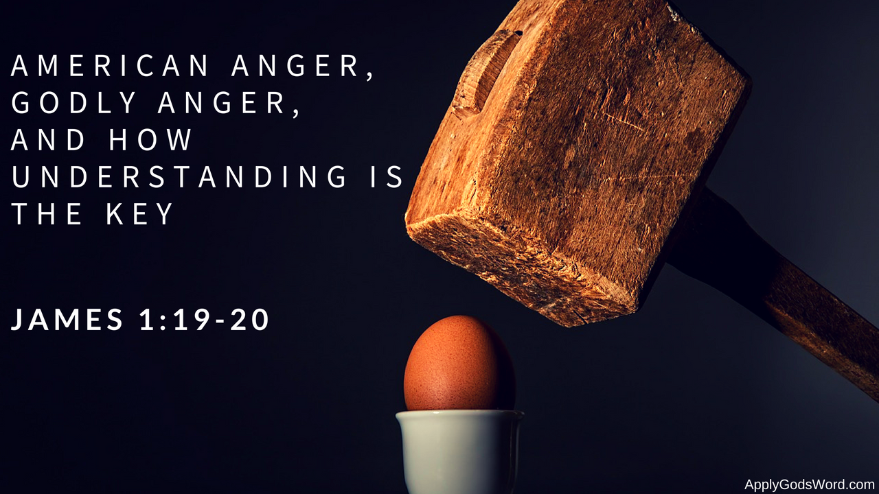 What does the Bible say about anger 