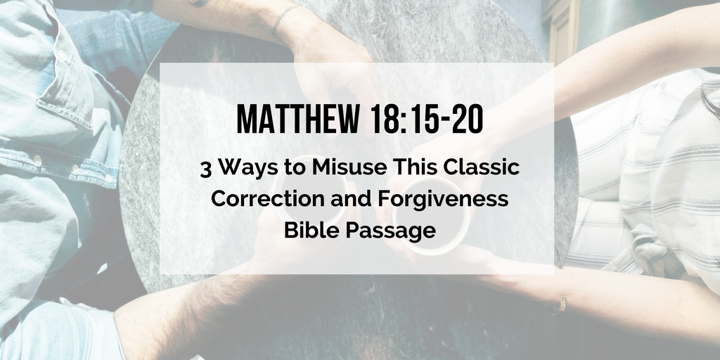 Matthew 18:15-20 meaning