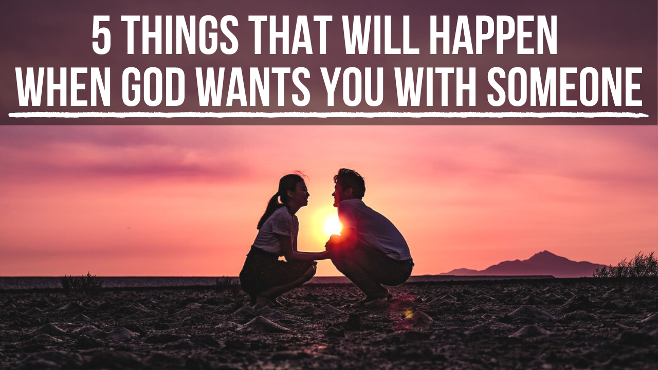 Когда Бог захочет, чтобы Вы были с кем-то, это произойдет...